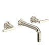 ROHL Lombardia Wall Mount Widespread Bathroom Faucet