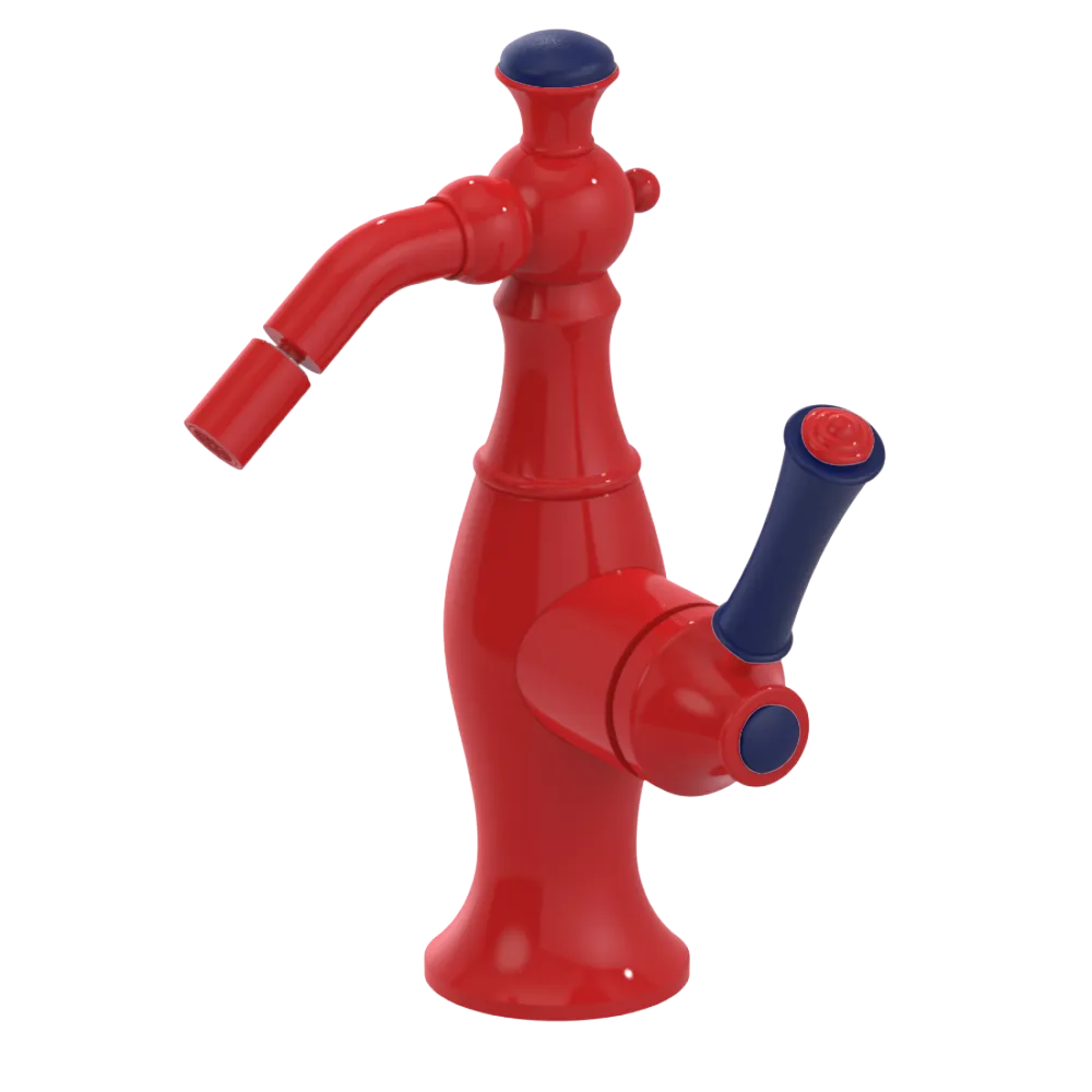 Rubinet Single Control Bidet Fitting (less drain) Red