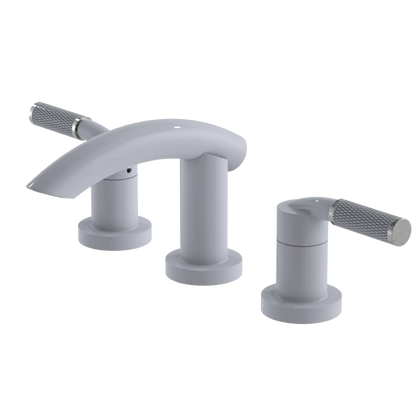 Rubinet Widespread Lav. Set. (less drain) White
