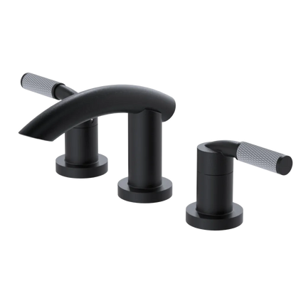 Rubinet Widespread Lav. Set. (less drain) Matt Black