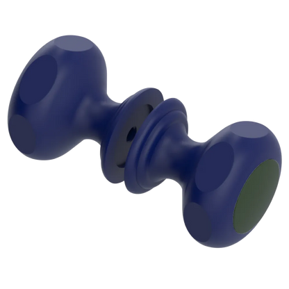 Rubinet Shower Door Knob (set) Midnight Blue