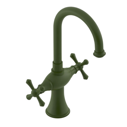 Rubinet Single Hole Dual Handle Lav. Set. (less drain) Green Envy