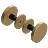 Rubinet Shower Door Knob (set) Satin Gold