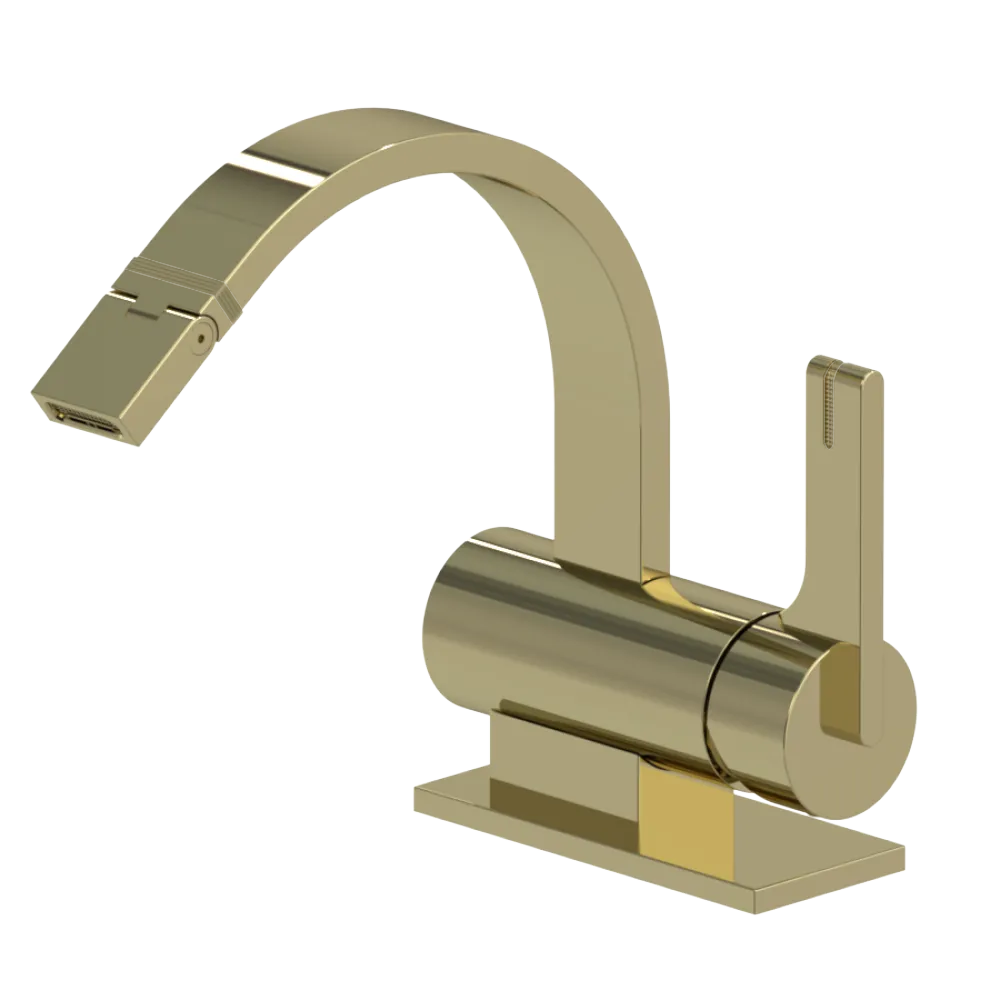 Rubinet Single Control Bidet Fitting (less drain) Gold