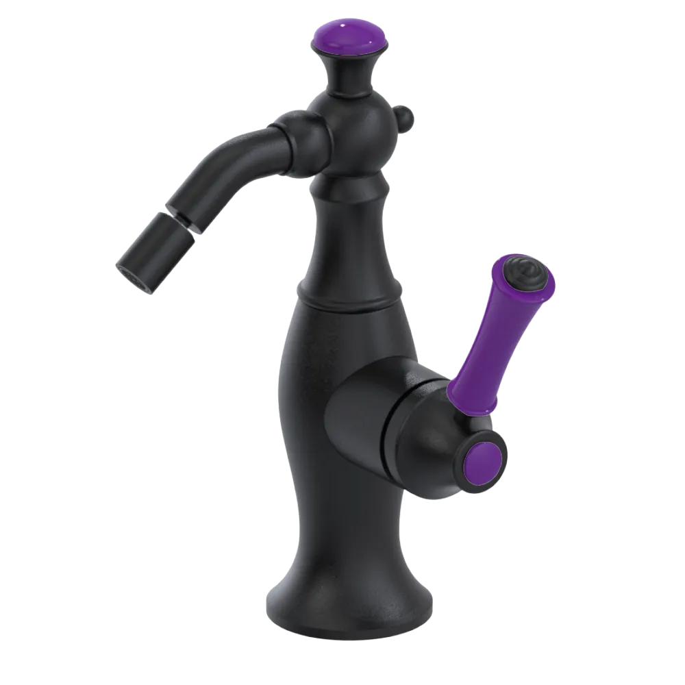 Rubinet Single Control Bidet Fitting (less drain) Matt Black