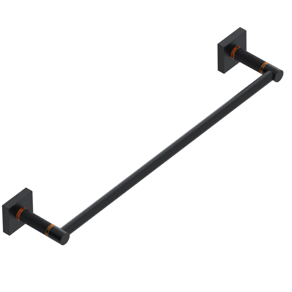 Rubinet 18" TOWEL BAR Matt Black