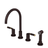 Rubinet Widespread Kitchen Set with Hand Spray Oil Rubbed Bronze