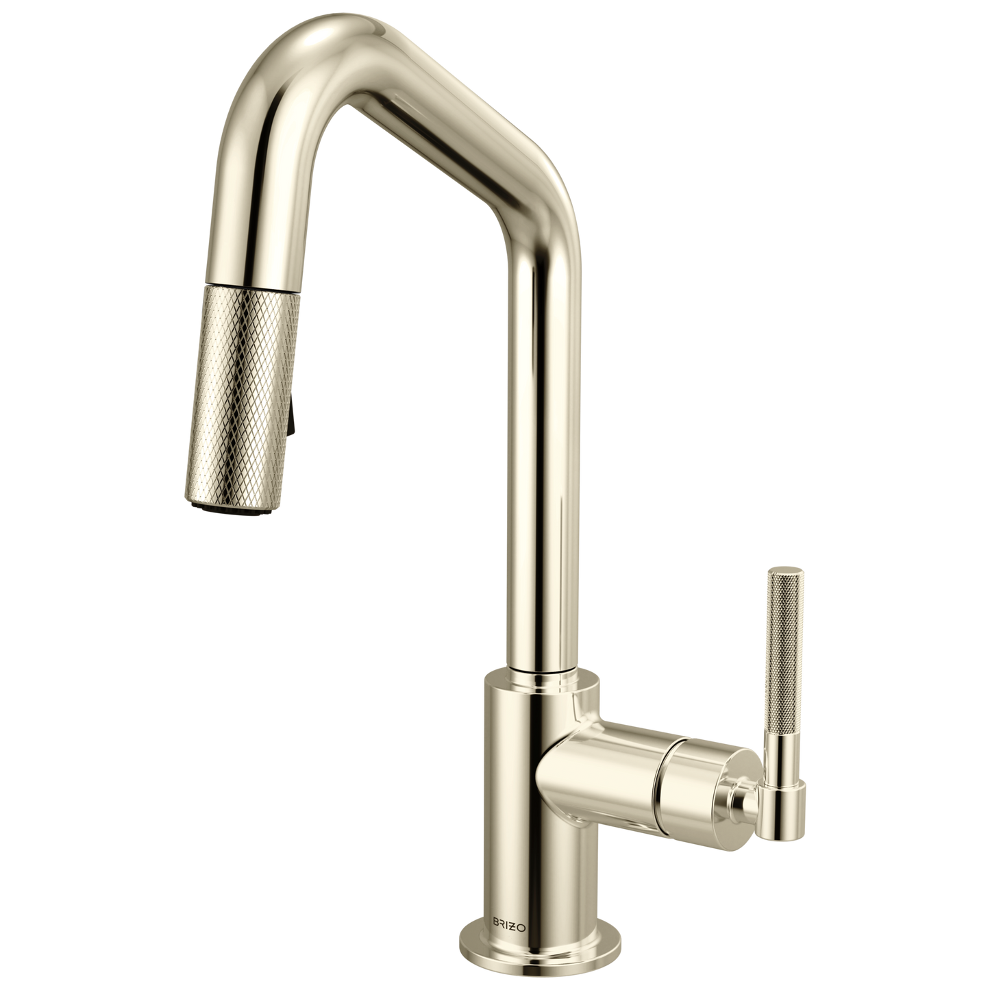 Brizo Pull Down Prep Faucet With Angle Spout Knurled Handle