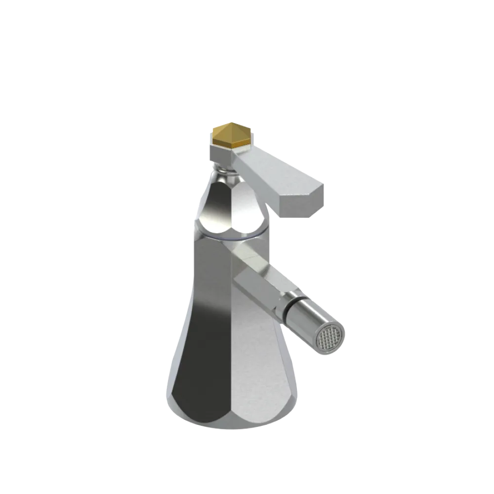 Rubinet Single Control Bidet Fitting (less drain) Satin Nickel