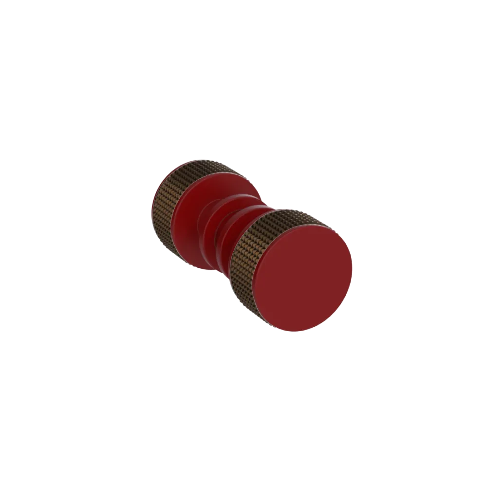 Rubinet Shower Door Knob (set) Maroon