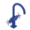 Rubinet Single Hole Dual Handle Lav. Set. (less drain) Blu Jean