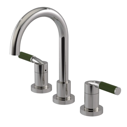 Rubinet Widespread Lav. Set. (less drain) Polished Nickel
