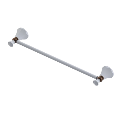 Rubinet Towel Bar 24" Matt White