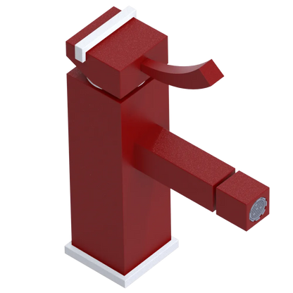 Rubinet Single Control Bidet Fitting (less drain) Maroon