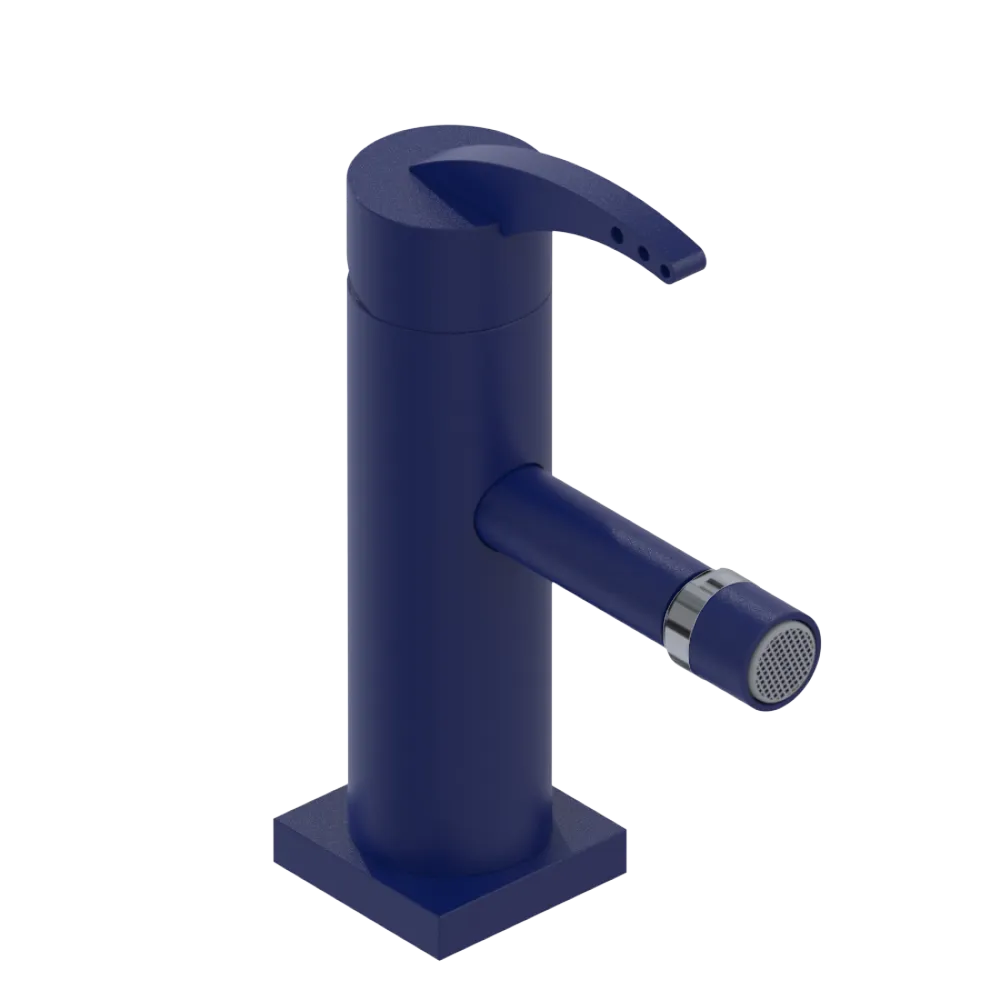 Rubinet Single Control Bidet Fitting (less drain) Midnight Blue