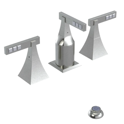 Rubinet Bidet Fitting with Spray, Diverter, and Vacum Breaker (Less Drain) Satin Nickel