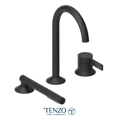 3 pieces deck mount tub filler, Paloma