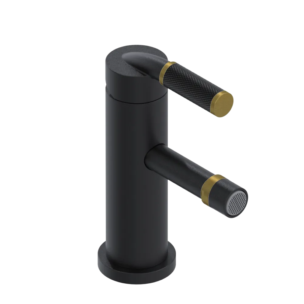 Rubinet Single Control Bidet Fitting (less drain) Matt Black