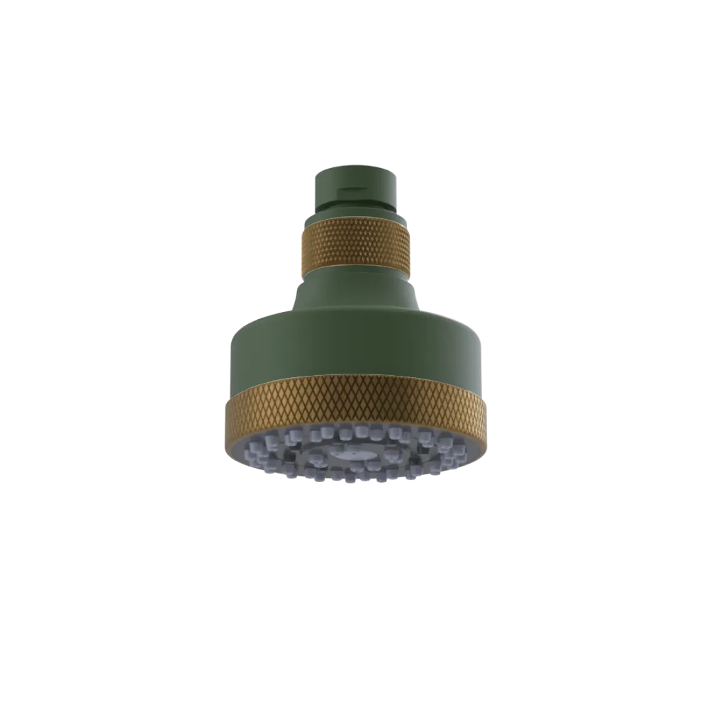 Rubinet 3 FUNCTION SHOWER HEAD Green Envy