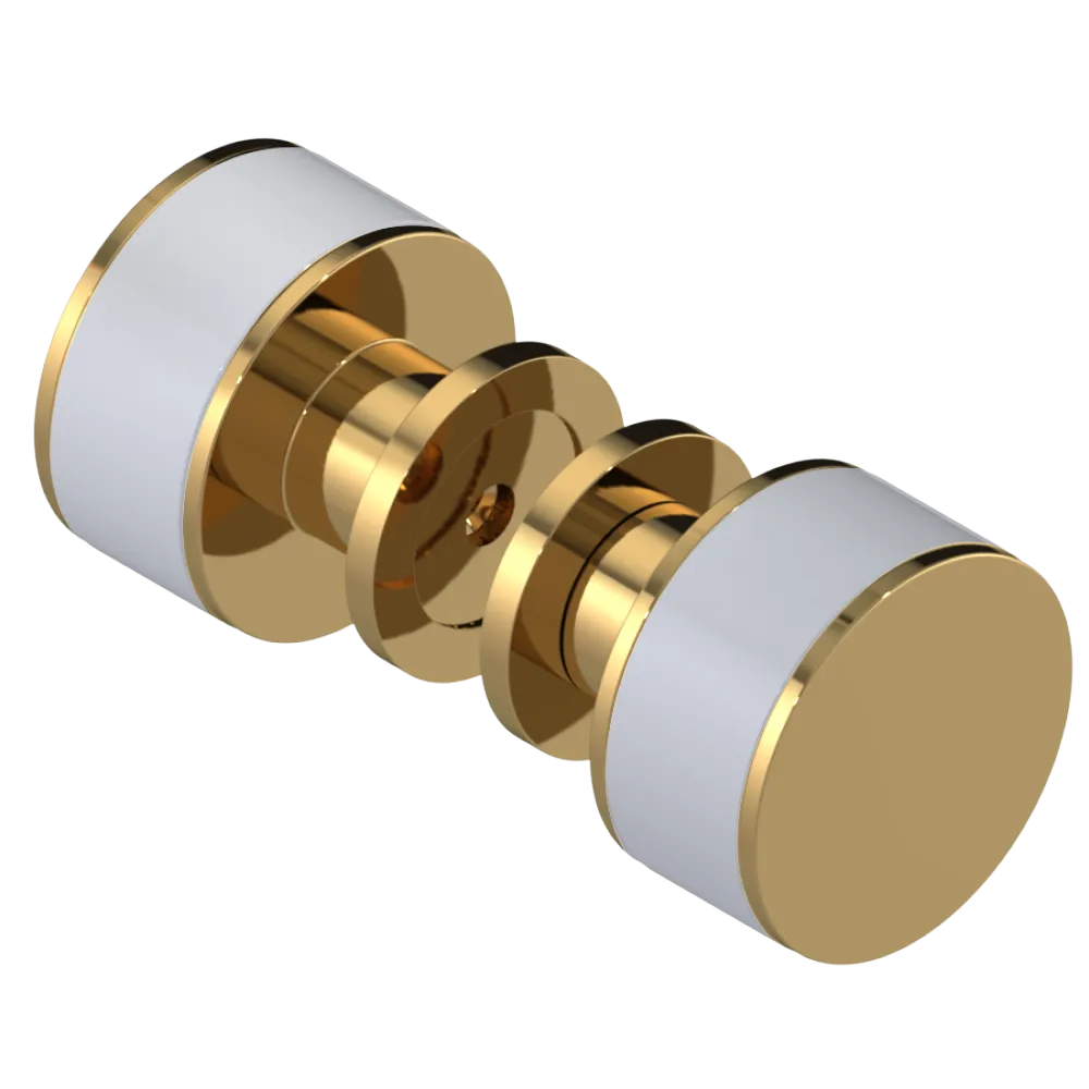 Rubinet Shower Door Knob (set) Gold