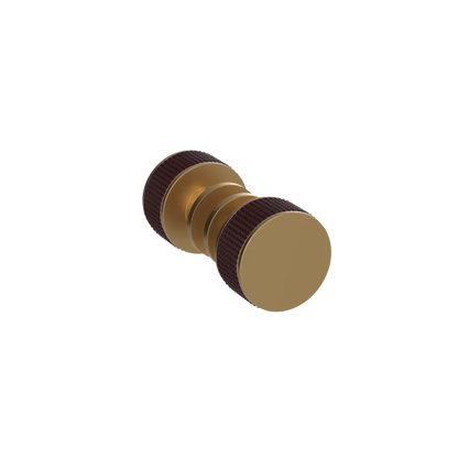 Rubinet Shower Door Knob (set) Satin Gold