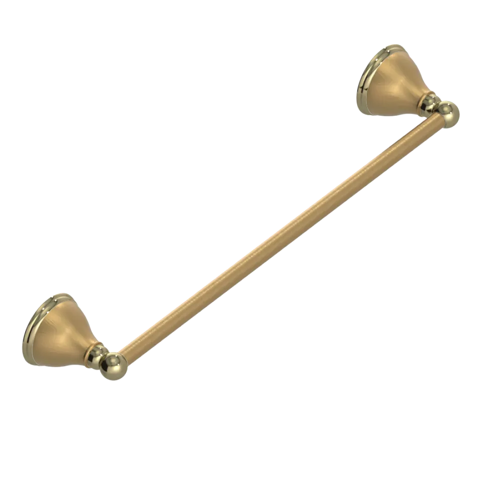 Rubinet Towel Bar 18" Satin Gold