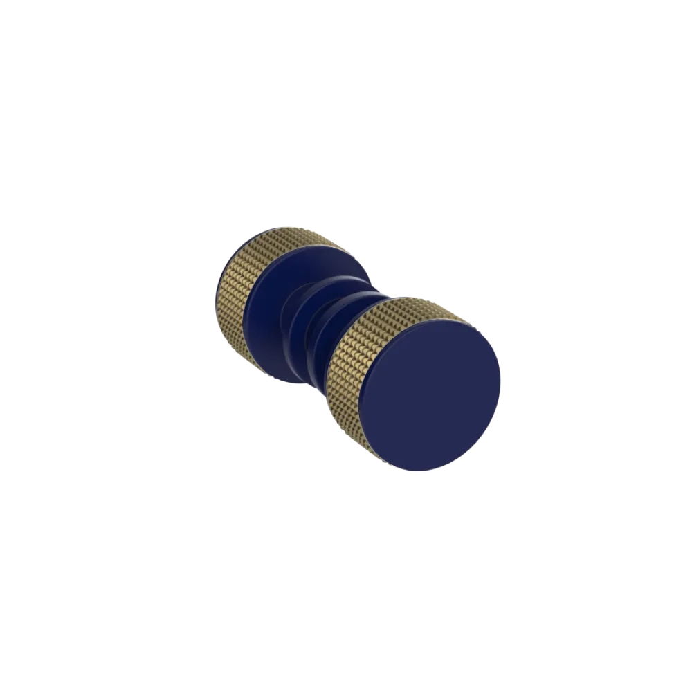 Rubinet Shower Door Knob (set) Midnight Blue