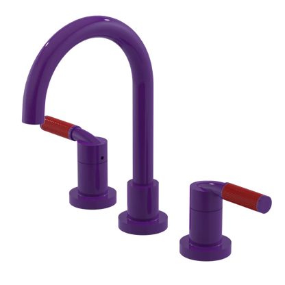 Rubinet Widespread Lav. Set. (less drain) Purple Haze