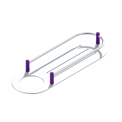 Rubinet Shelf Only Satin Chrome