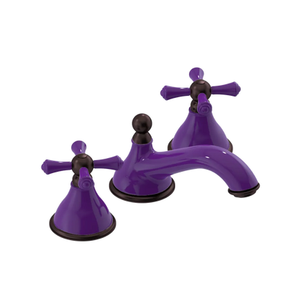 Rubinet Widespread Lav. Set. (less drain) Purple Haze