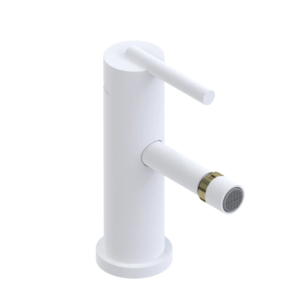 Rubinet Single Control Bidet Fitting (less drain) Matt White