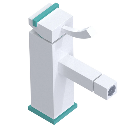Rubinet Single Control Bidet Fitting (less drain) White