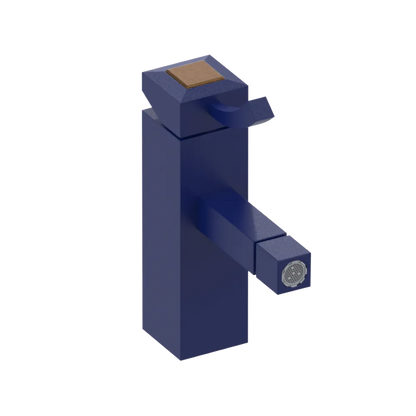 Rubinet Single Control Bidet Fitting (less drain) Midnight Blue