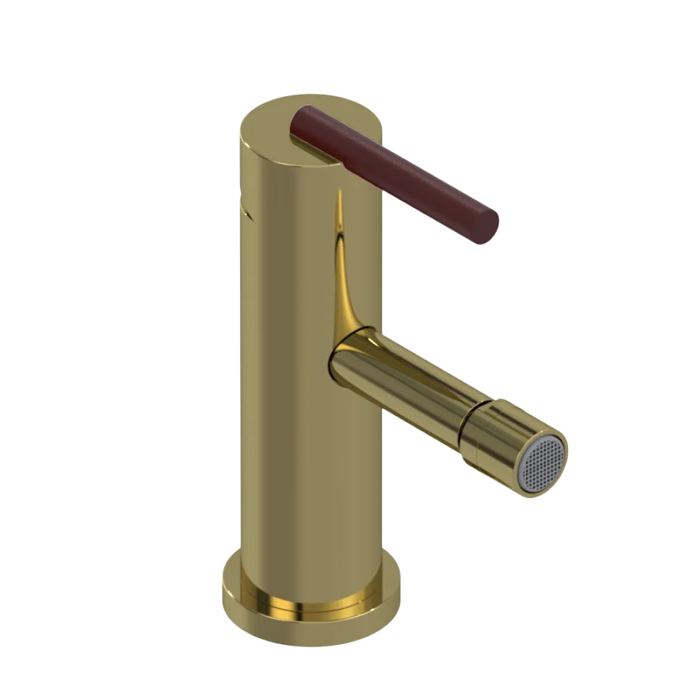 Rubinet Single Control Bidet Fitting (less drain) Natural Brass