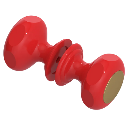 Rubinet Shower Door Knob (set) Red