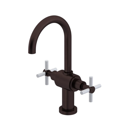 Rubinet Single Hole Dual Handle Lav. Set with LaSalle Spout (less drain) Oil Rubbed Bronze