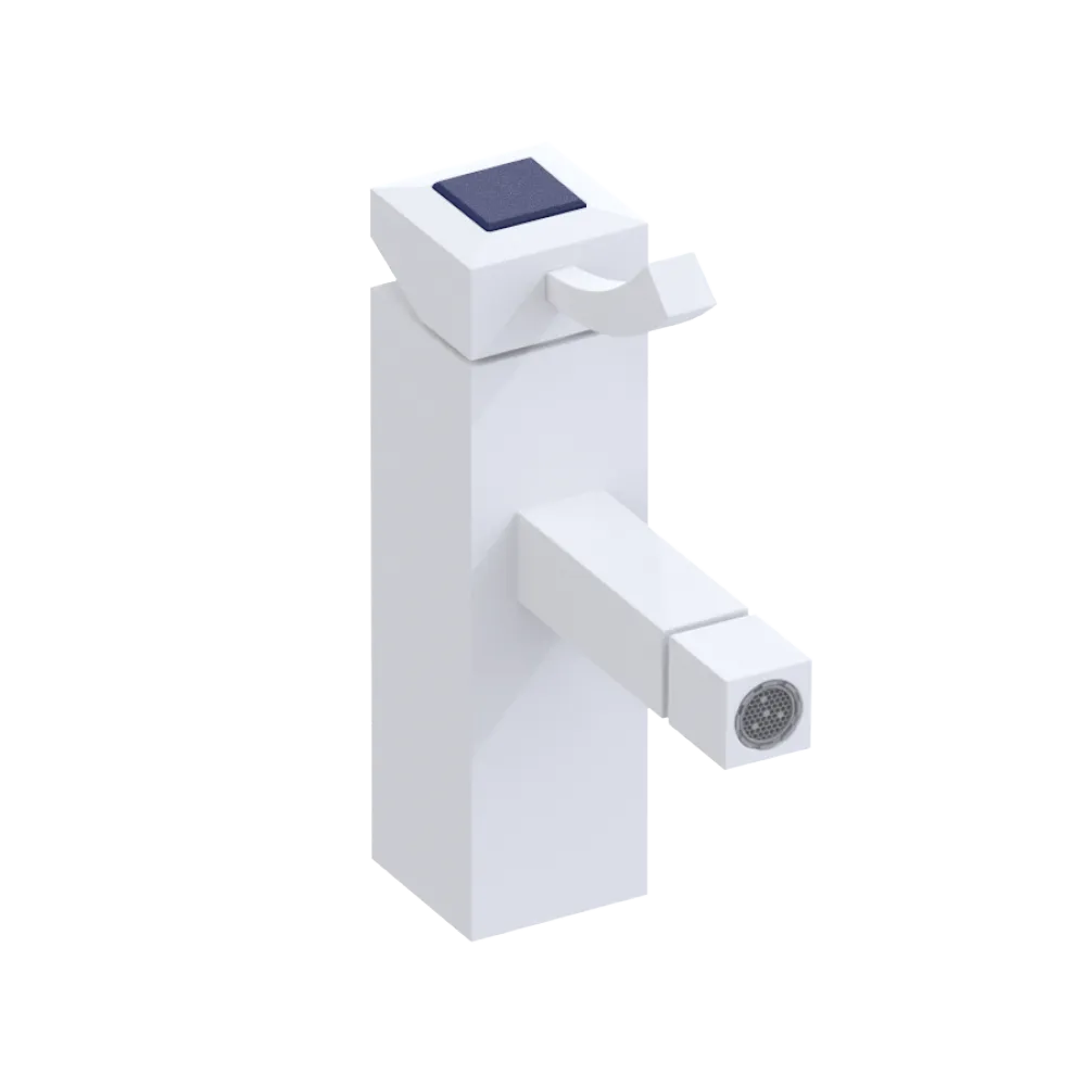 Rubinet Single Control Bidet Fitting (less drain) Matt White