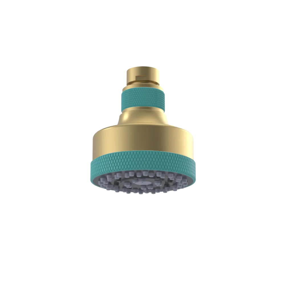 Rubinet 3 FUNCTION SHOWER HEAD Satin Brass
