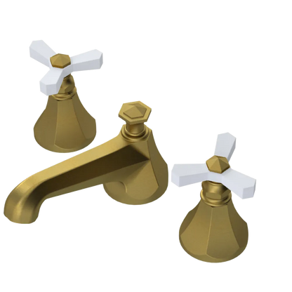 Rubinet Widespread Lav. Set. (less drain) Antique Brass Matt