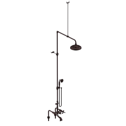 Rubinet Deck Mount Tub & Shower with Hand Held Shower Oil Rubbed Bronze