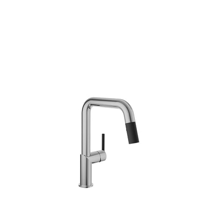 Baril Single-hole kitchen faucet with 2-function pull-down spray