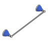 Rubinet Towel Bar 18" Polished Nickel
