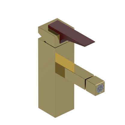 Rubinet Single Control Bidet Fitting (less drain) Natural Brass