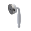 Rubinet 3 Function Hand Held Shower Only Matt White