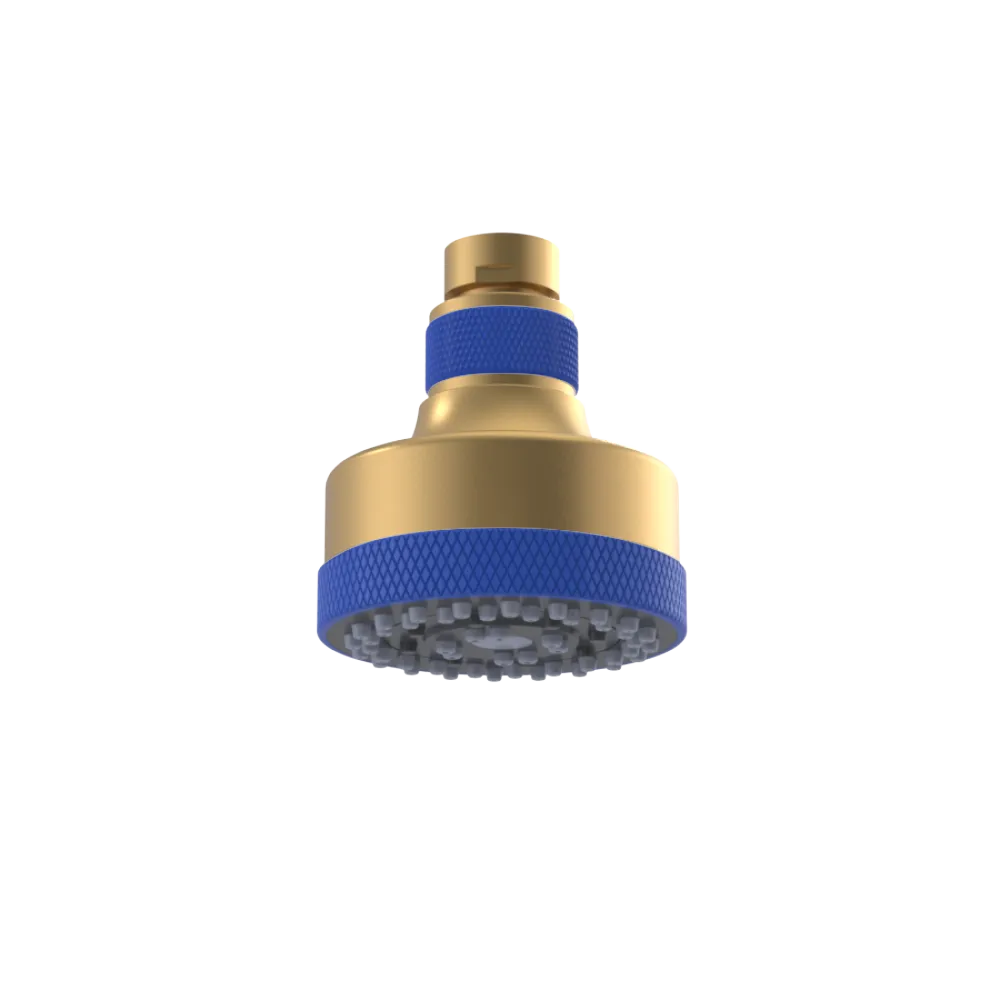Rubinet 3 FUNCTION SHOWER HEAD Satin Gold