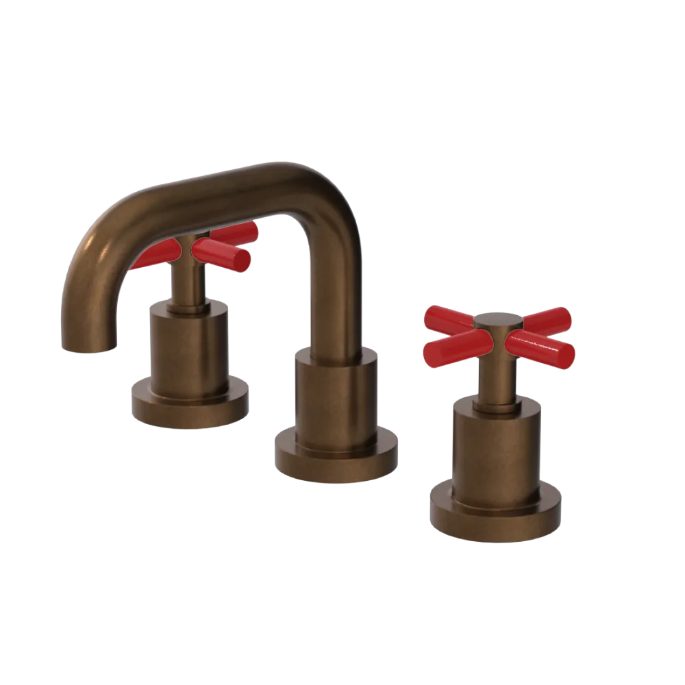 Rubinet Widespread Lav. Set. (less drain) Tuscan Brass