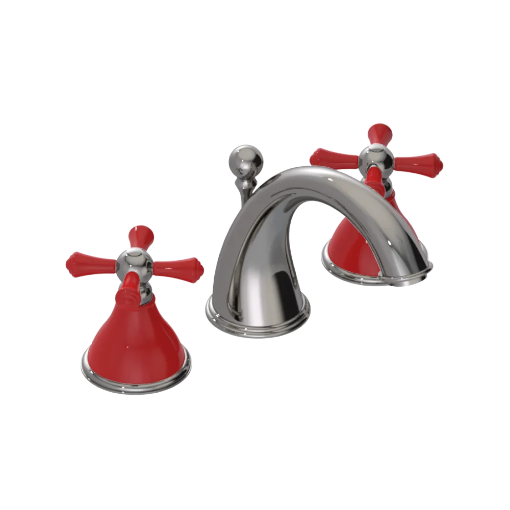 Rubinet Widespread Lav. Set. (less drain) Polished Nickel