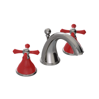 Rubinet Widespread Lav. Set. (less drain) Polished Nickel