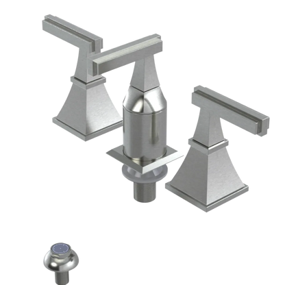 Rubinet Bidet Fitting with Spray, Diverter, and Vacum Breaker (Less Drain) Satin Nickel