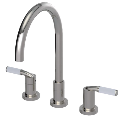 Rubinet Widespread Kitchen Set Polished Nickel